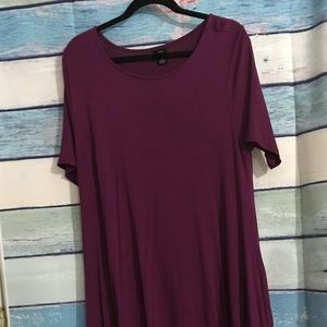 Agnes and Dora shark bite hem dress